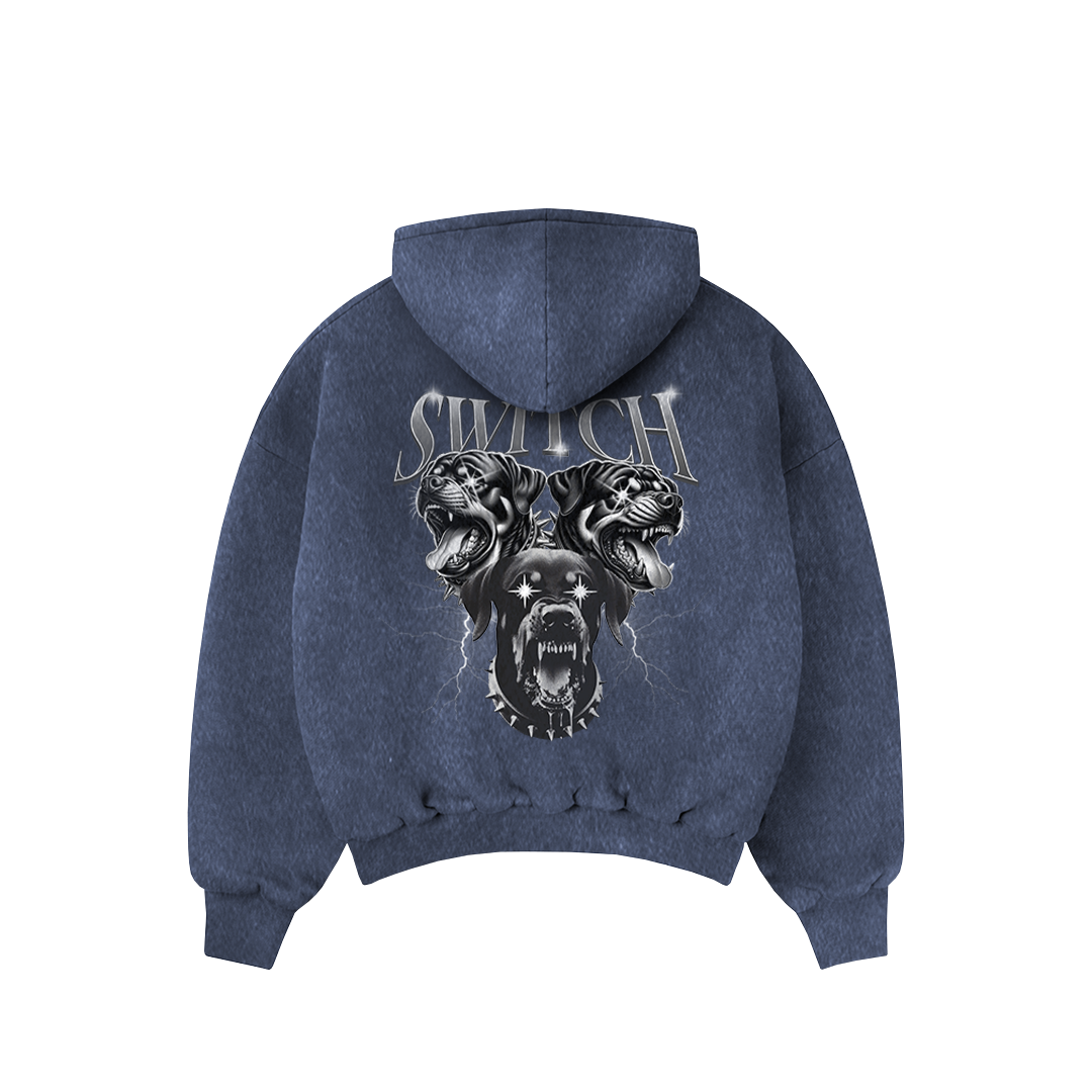 Moletom Oversized Marmorizado - Angry Dogs