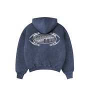 Moletom Oversized Marmorizado - Thunder Cinza