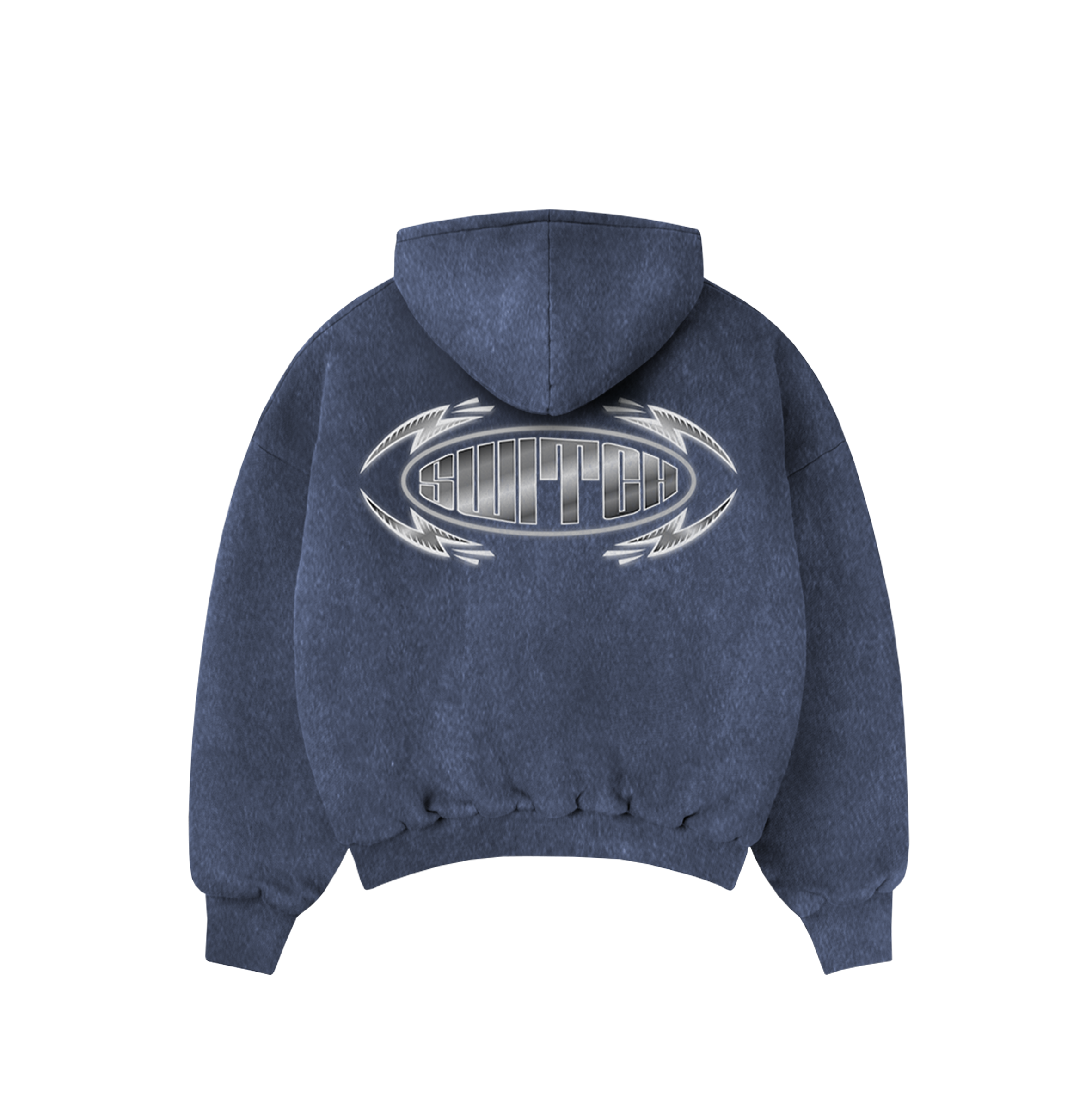 Moletom Oversized Marmorizado - Thunder Cinza