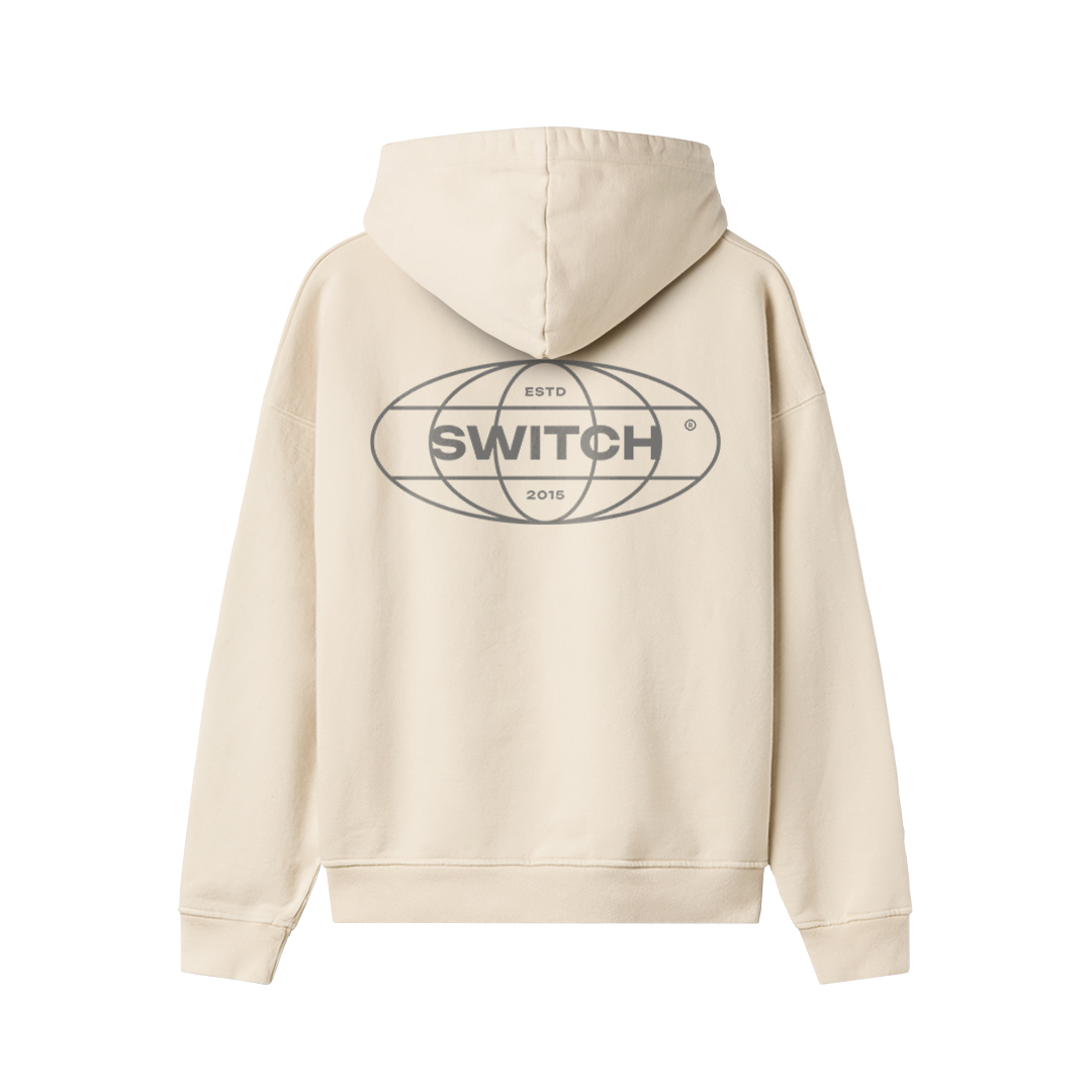 Moletom Canguru Premium - Worldwide Cinza