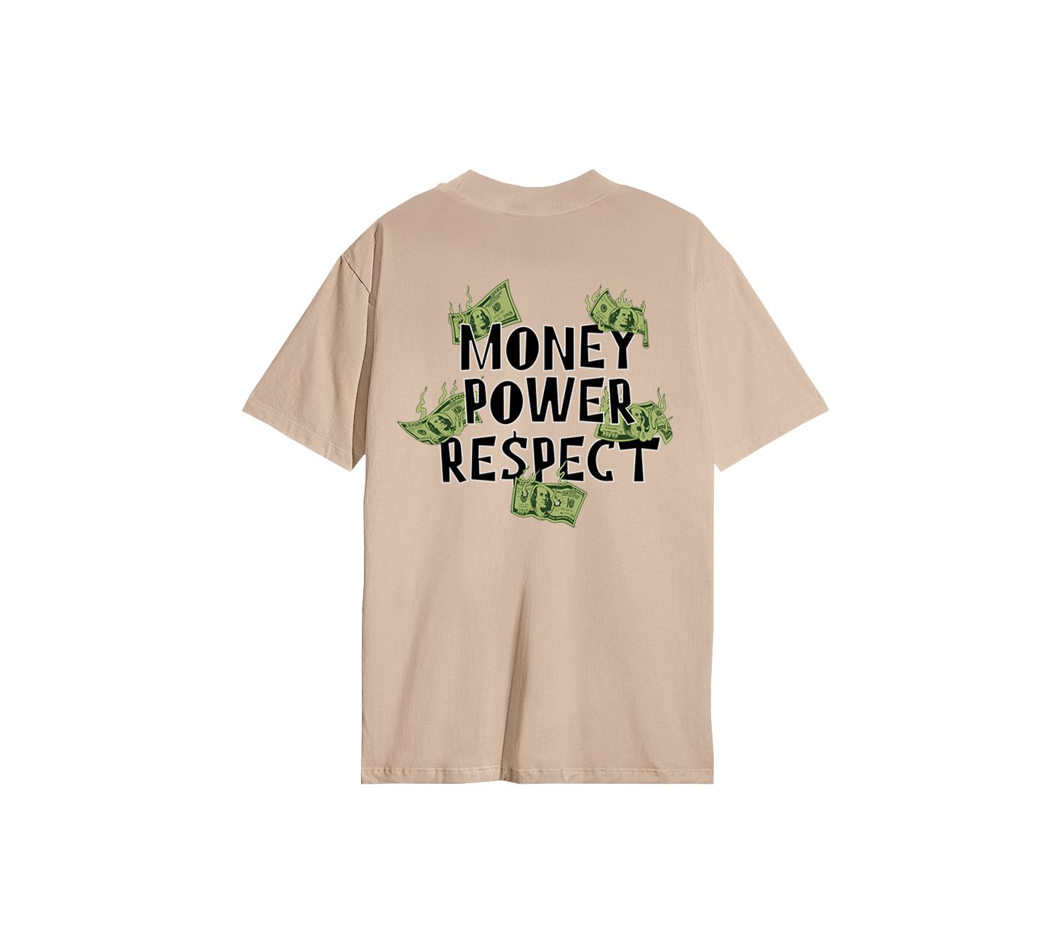 Camiseta Streetwear - Money Power Respect