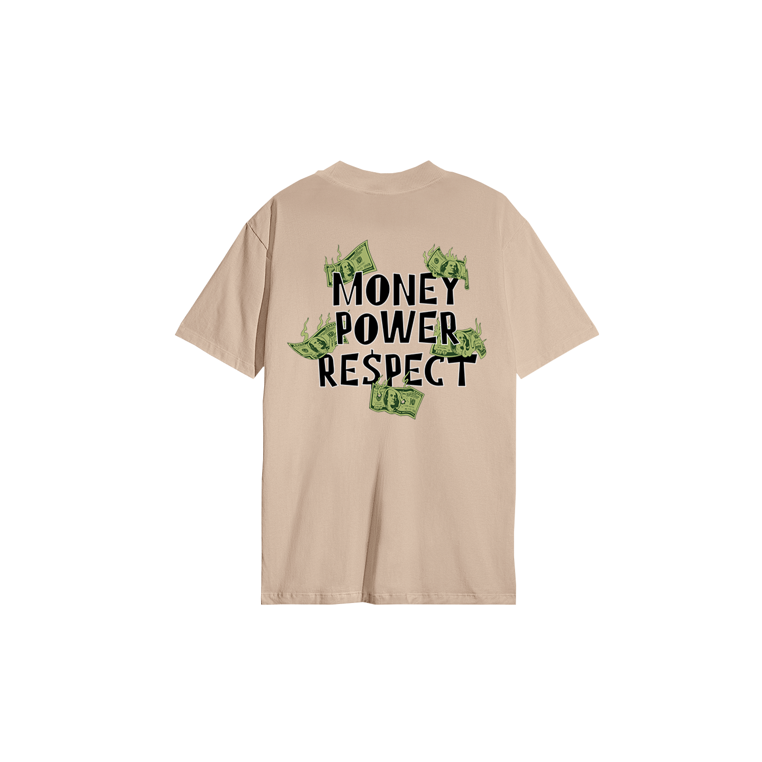 Camiseta Streetwear - Money Power Respect