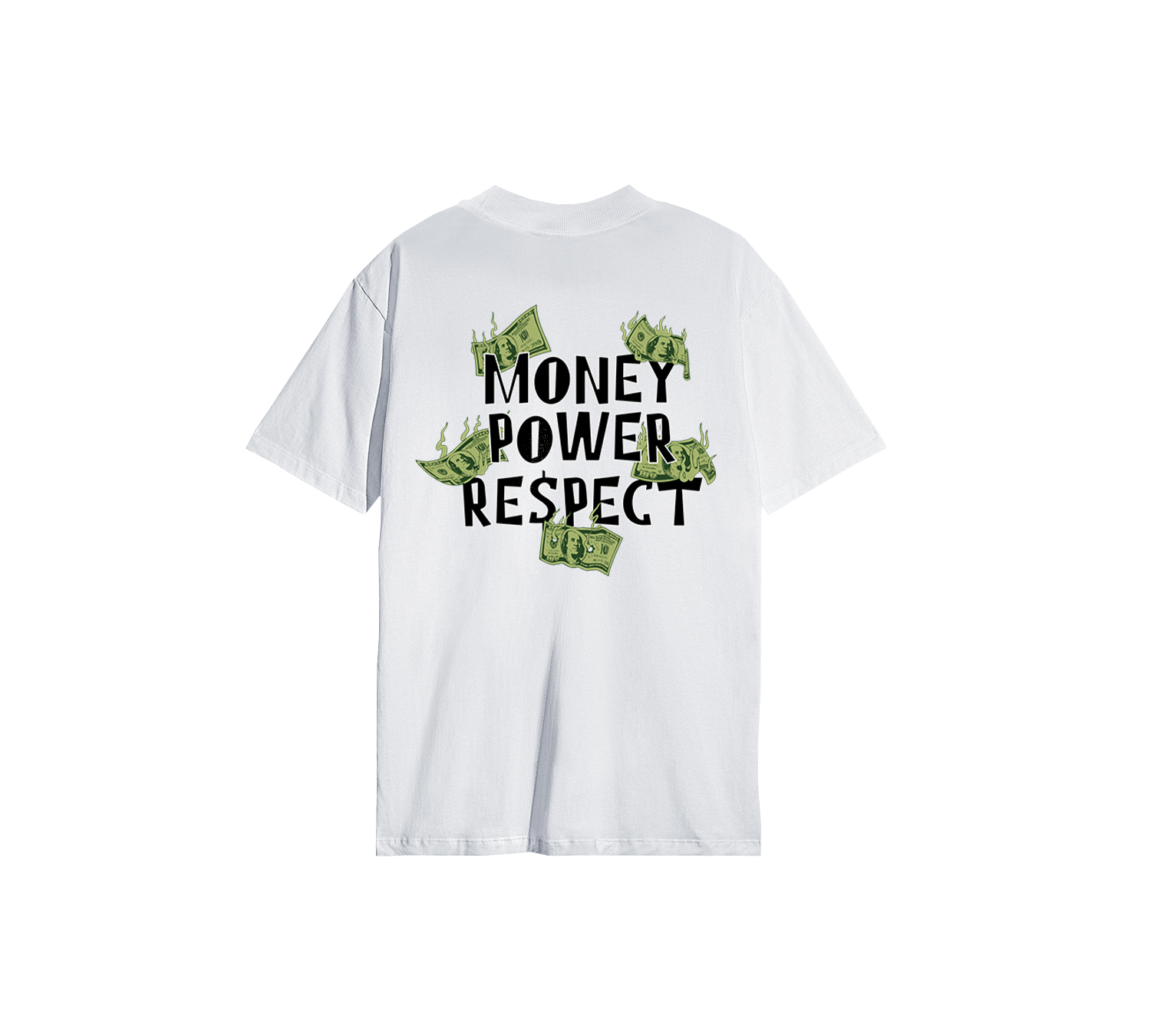 Camiseta Streetwear - Money Power Respect