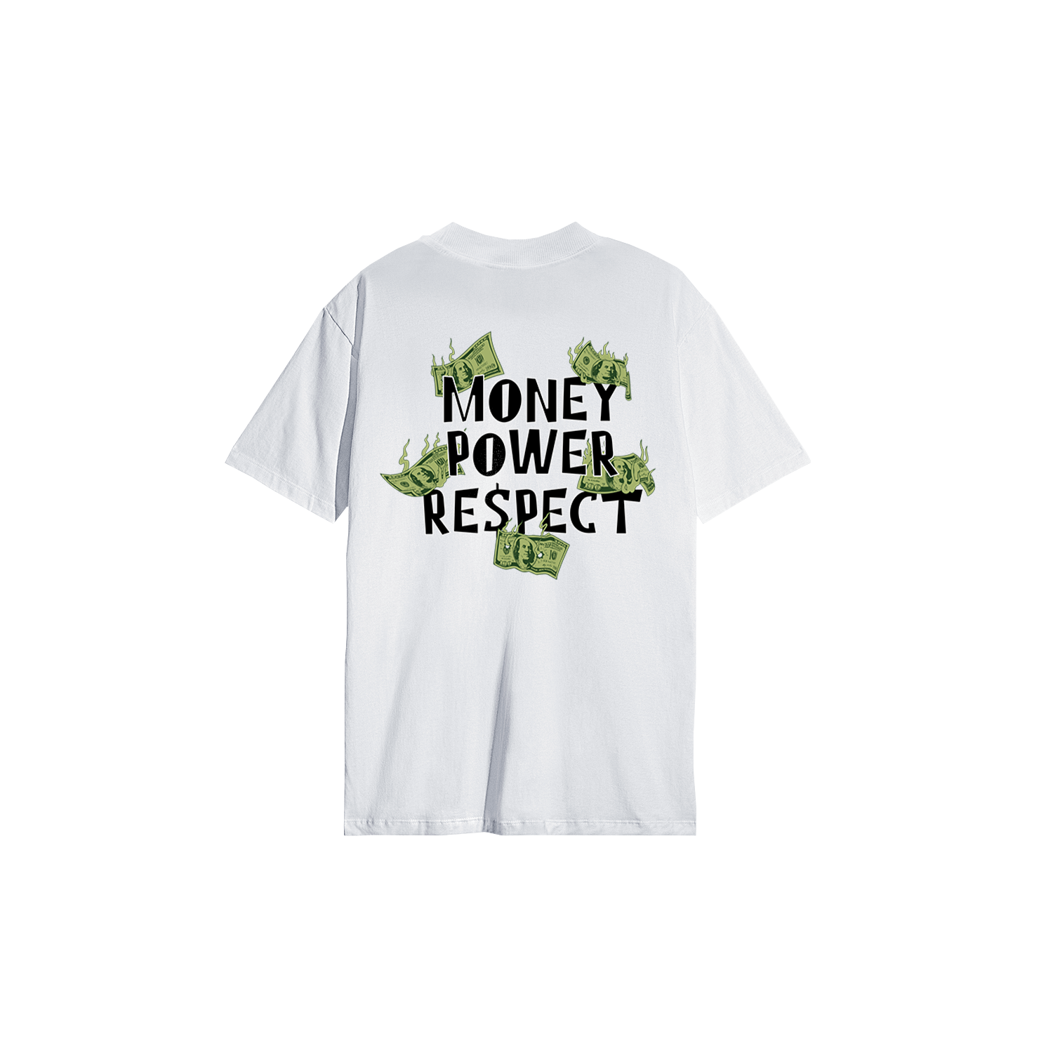 Camiseta Streetwear - Money Power Respect