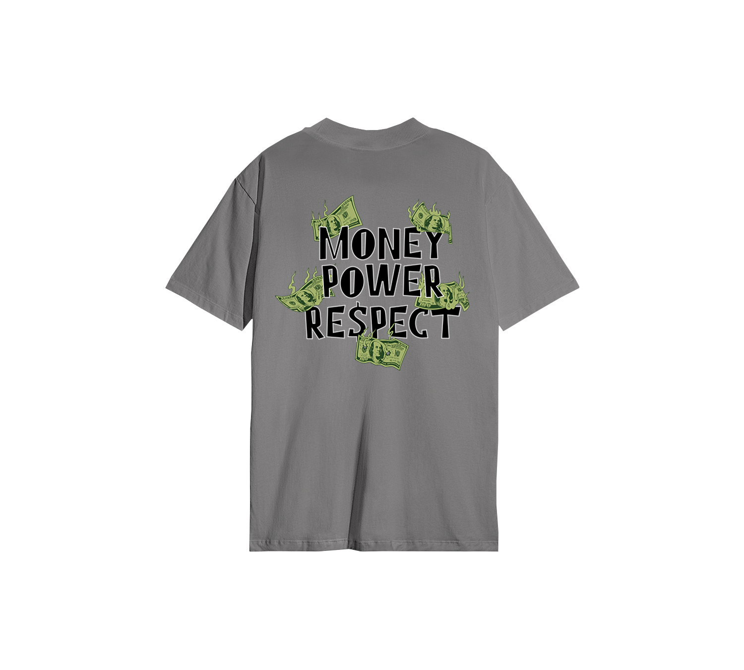 Camiseta Streetwear - Money Power Respect