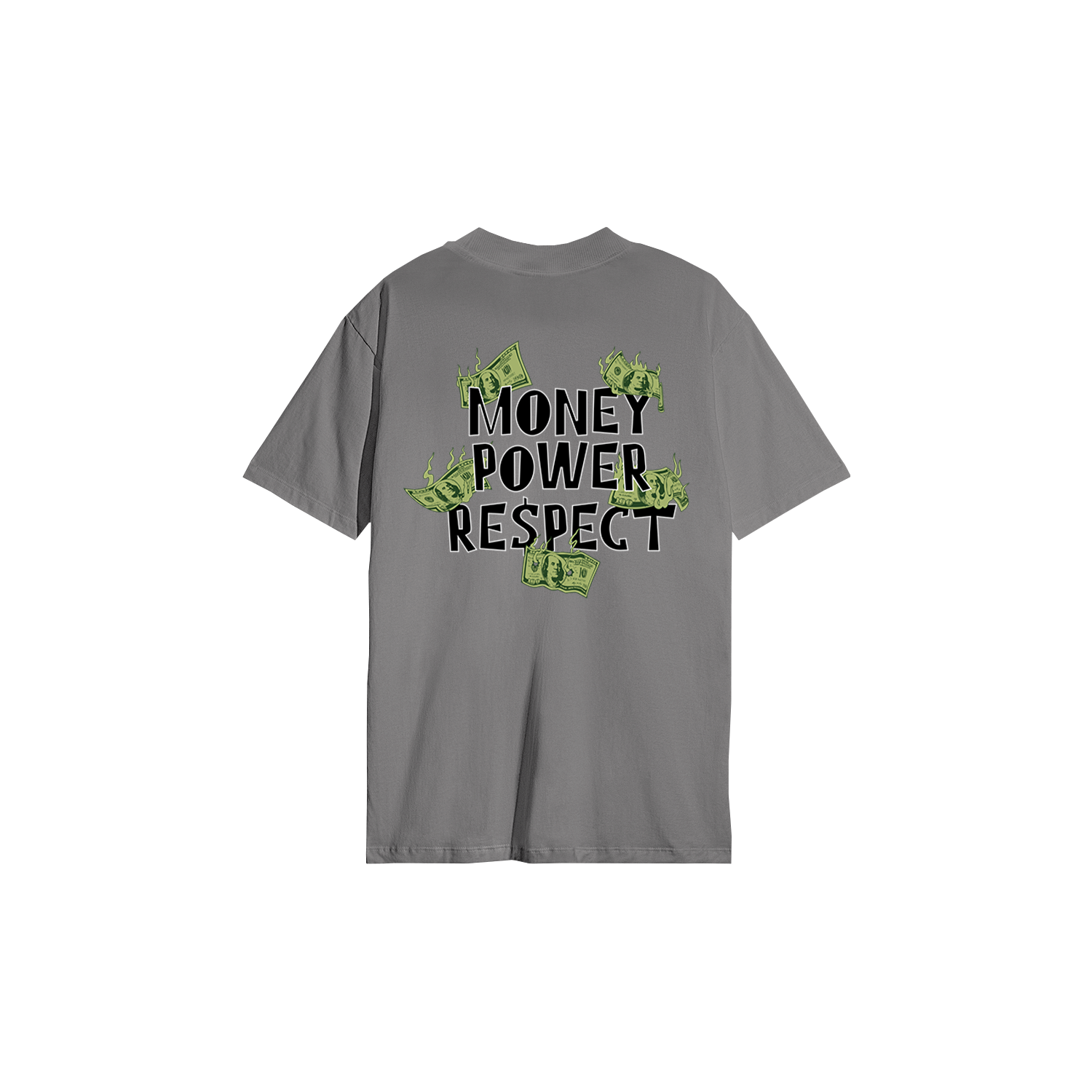 Camiseta Streetwear - Money Power Respect