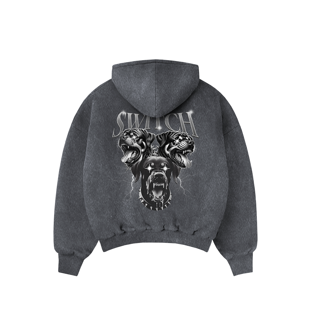 Moletom Oversized Marmorizado - Angry Dogs