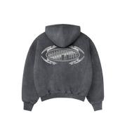 Moletom Oversized Marmorizado - Thunder Cinza