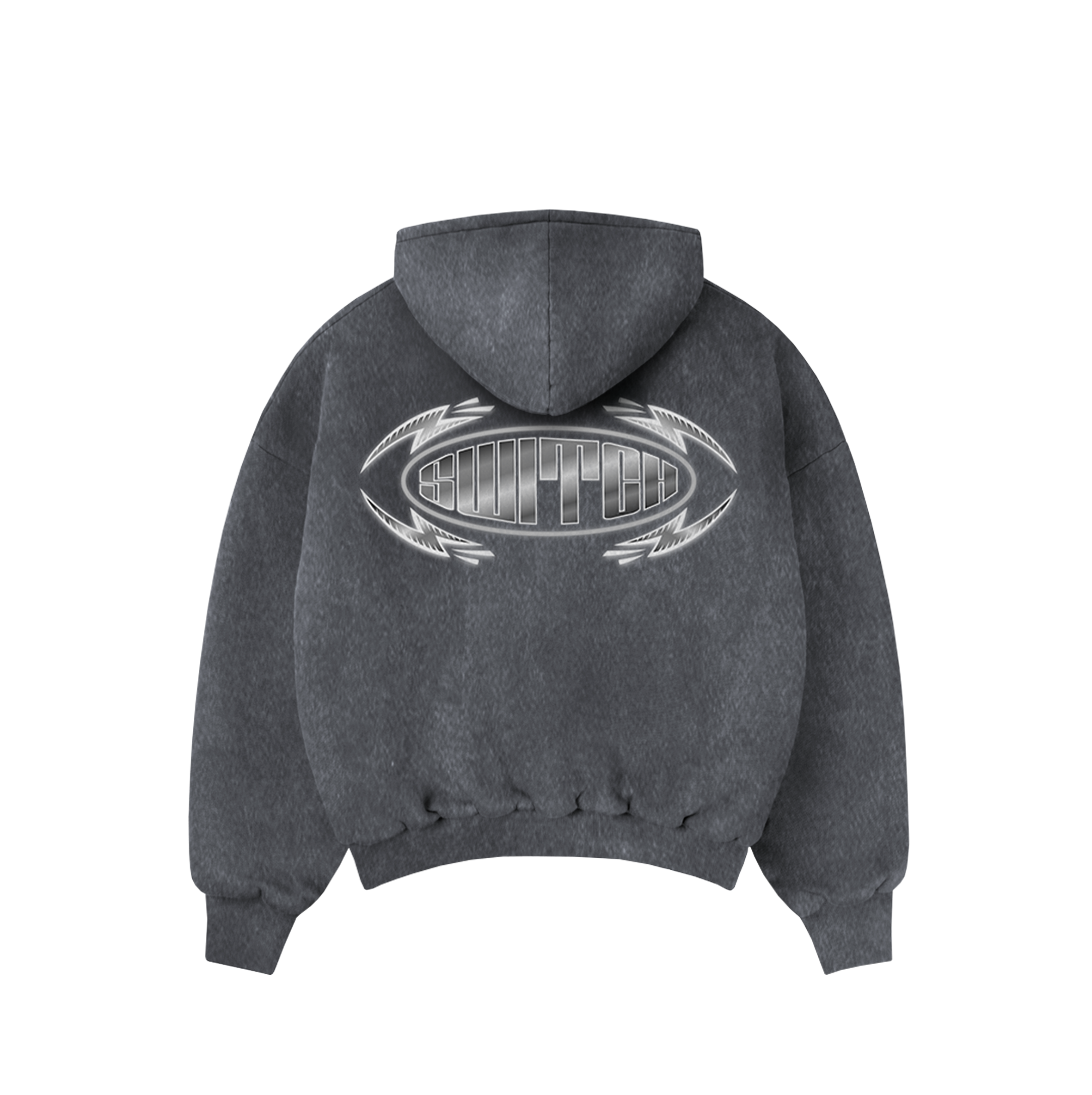 Moletom Oversized Marmorizado - Thunder Cinza