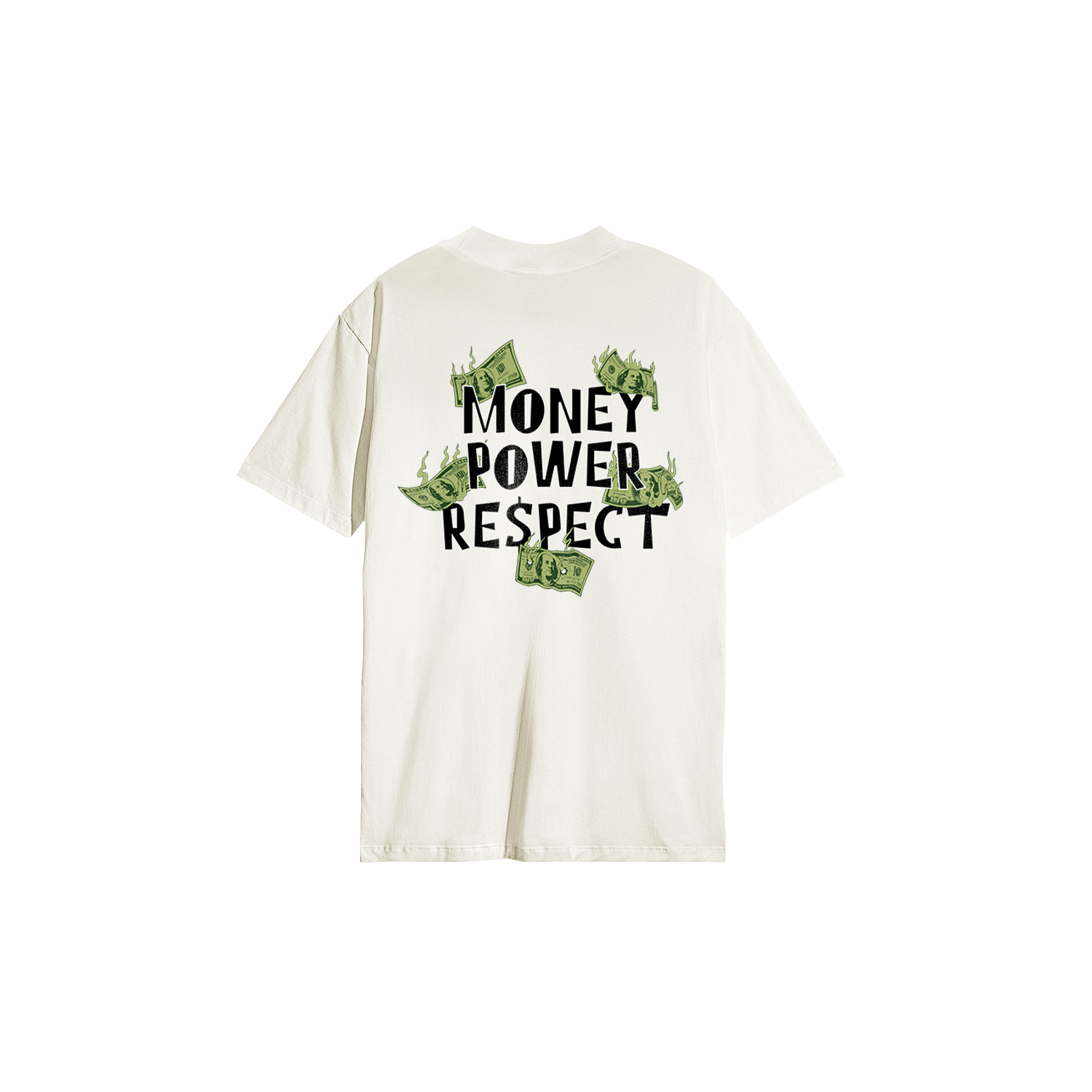 Camiseta Streetwear - Money Power Respect