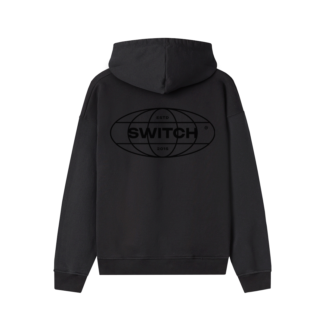 Moletom Canguru Premium - Worldwide Preto