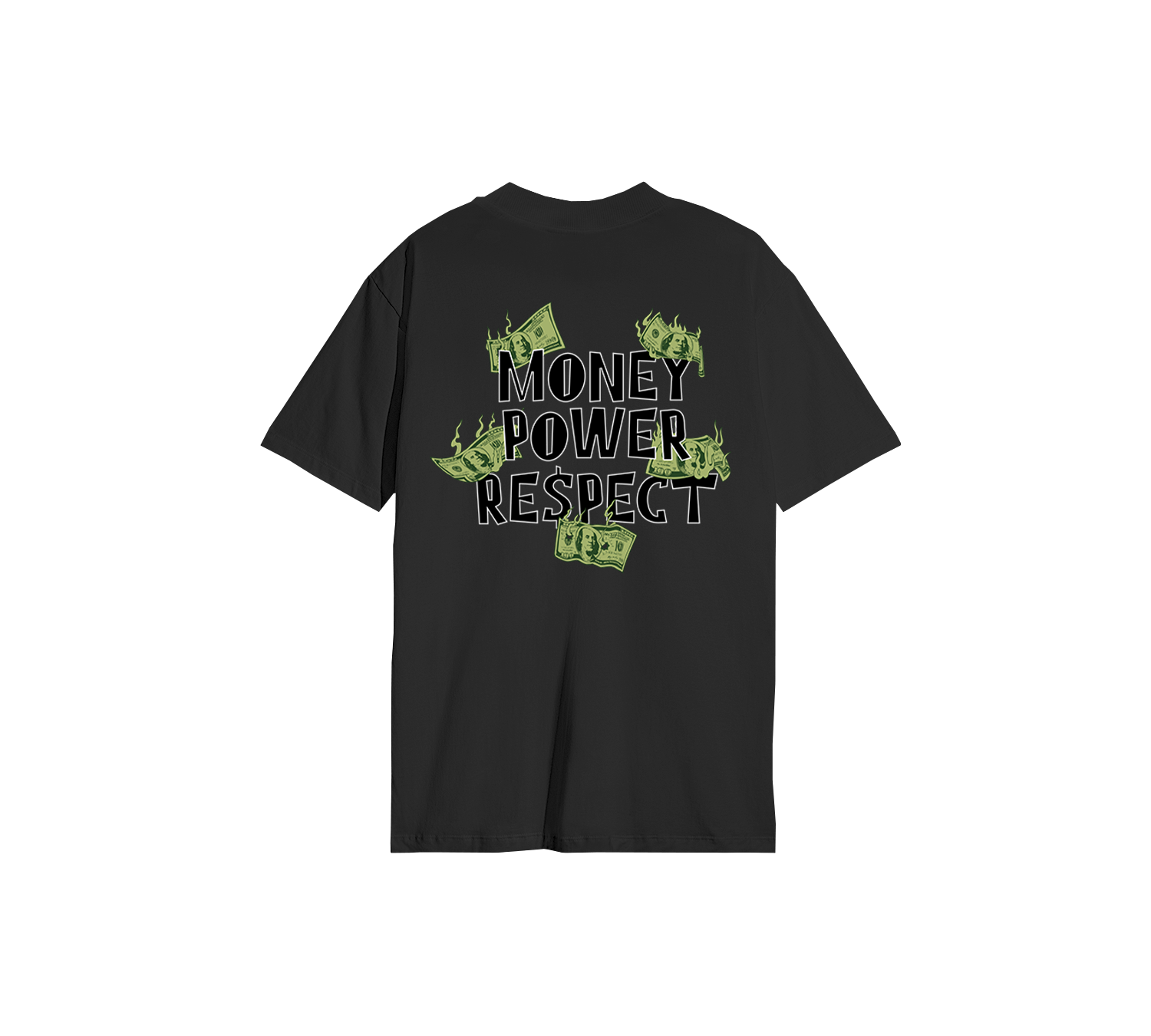 Camiseta Streetwear - Money Power Respect