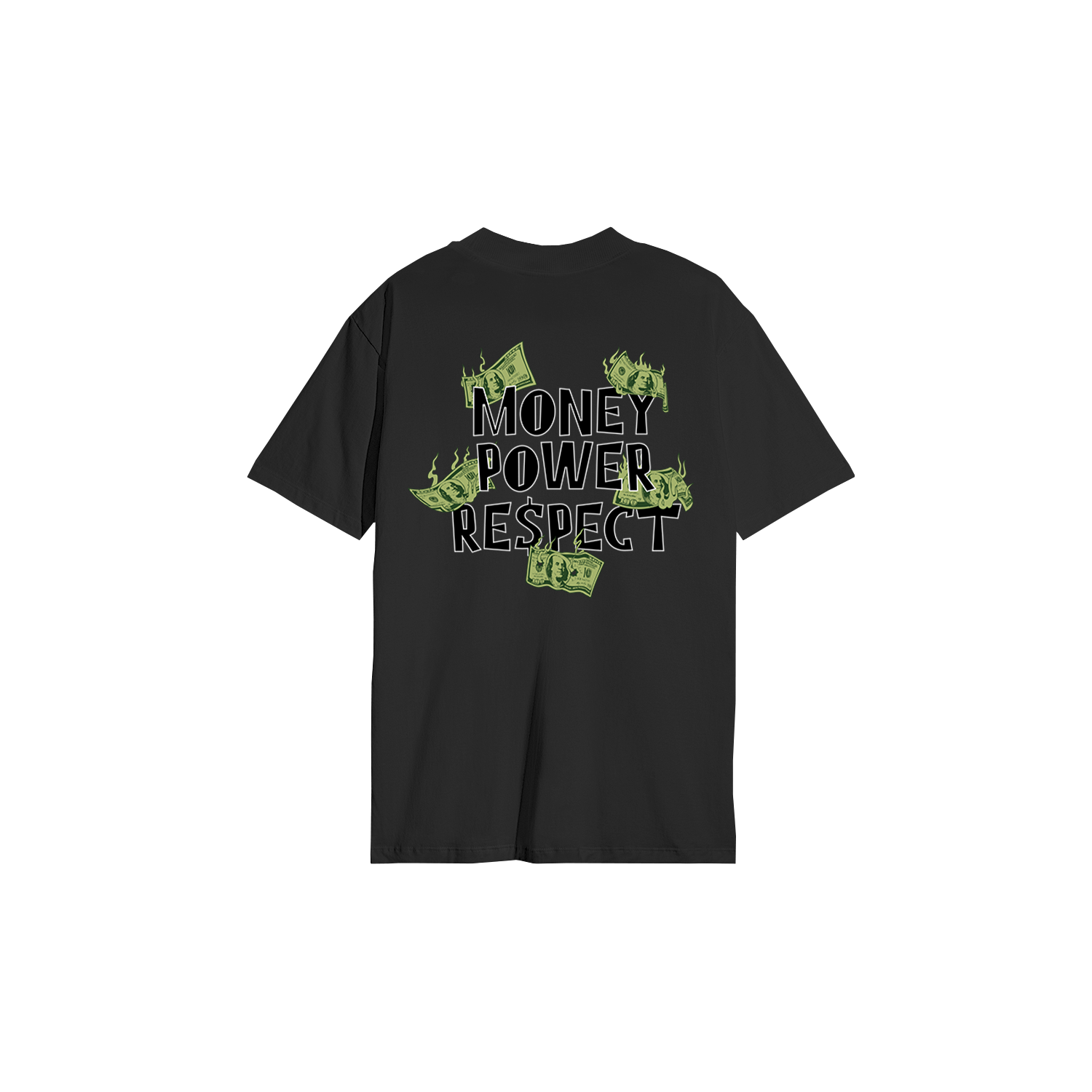 Camiseta Streetwear - Money Power Respect