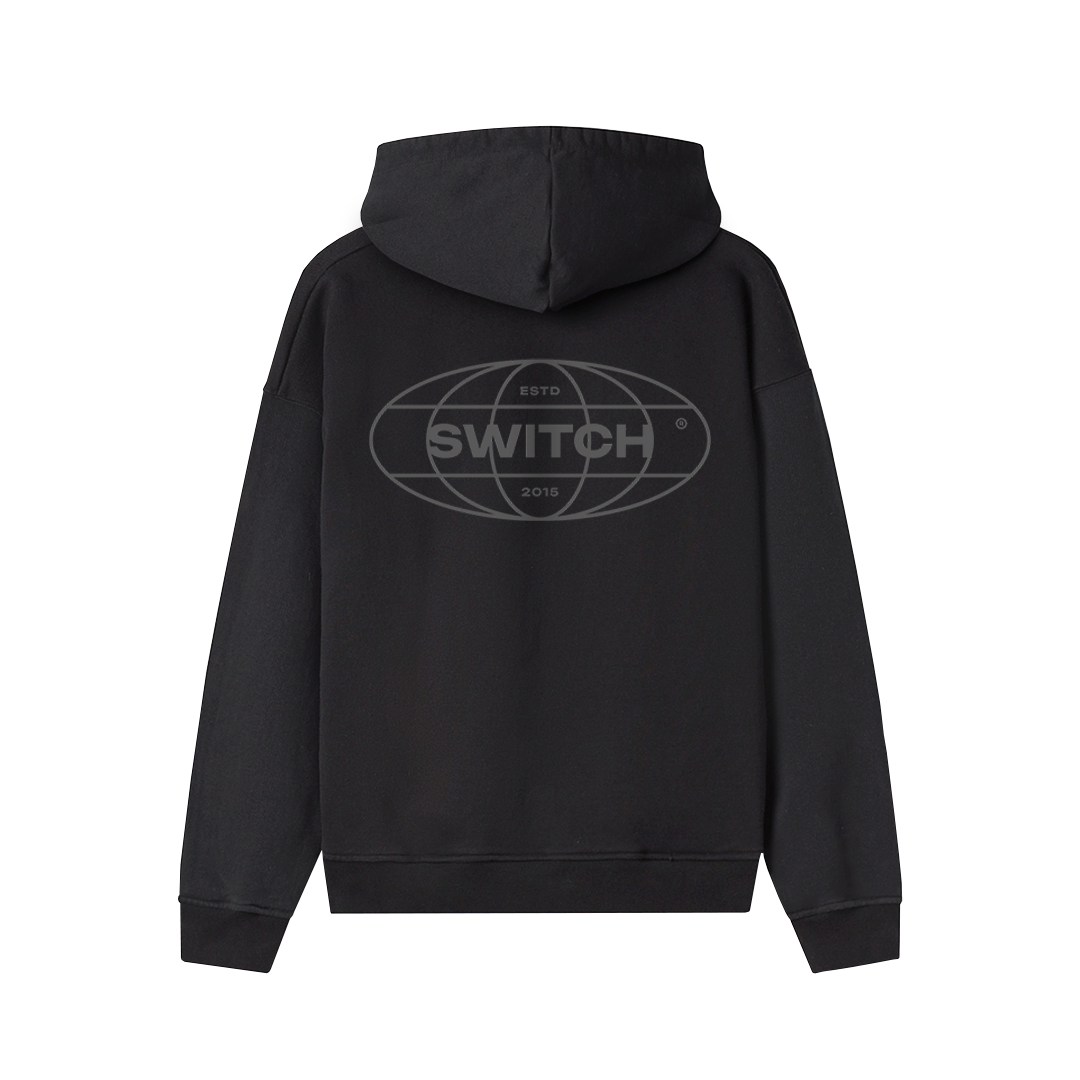 Moletom Canguru Premium - Worldwide Cinza