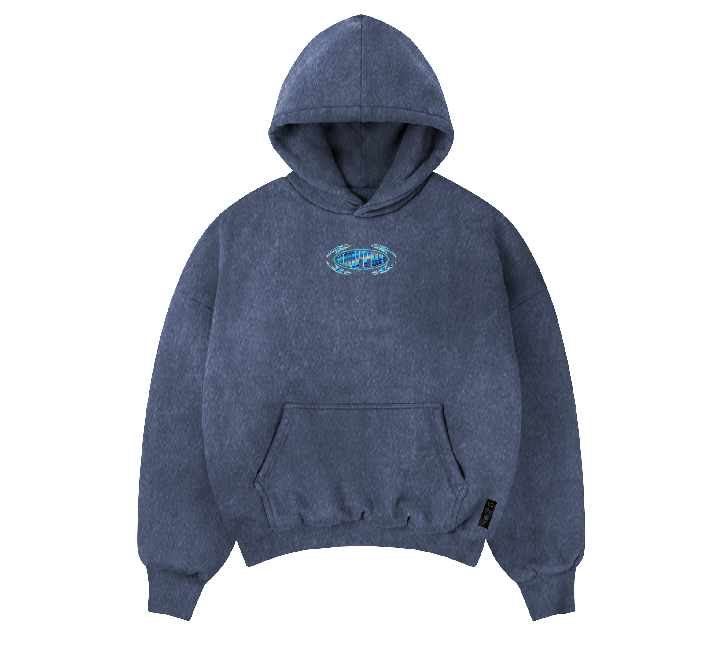 Moletom Oversized Marmorizado - Thunder Azul