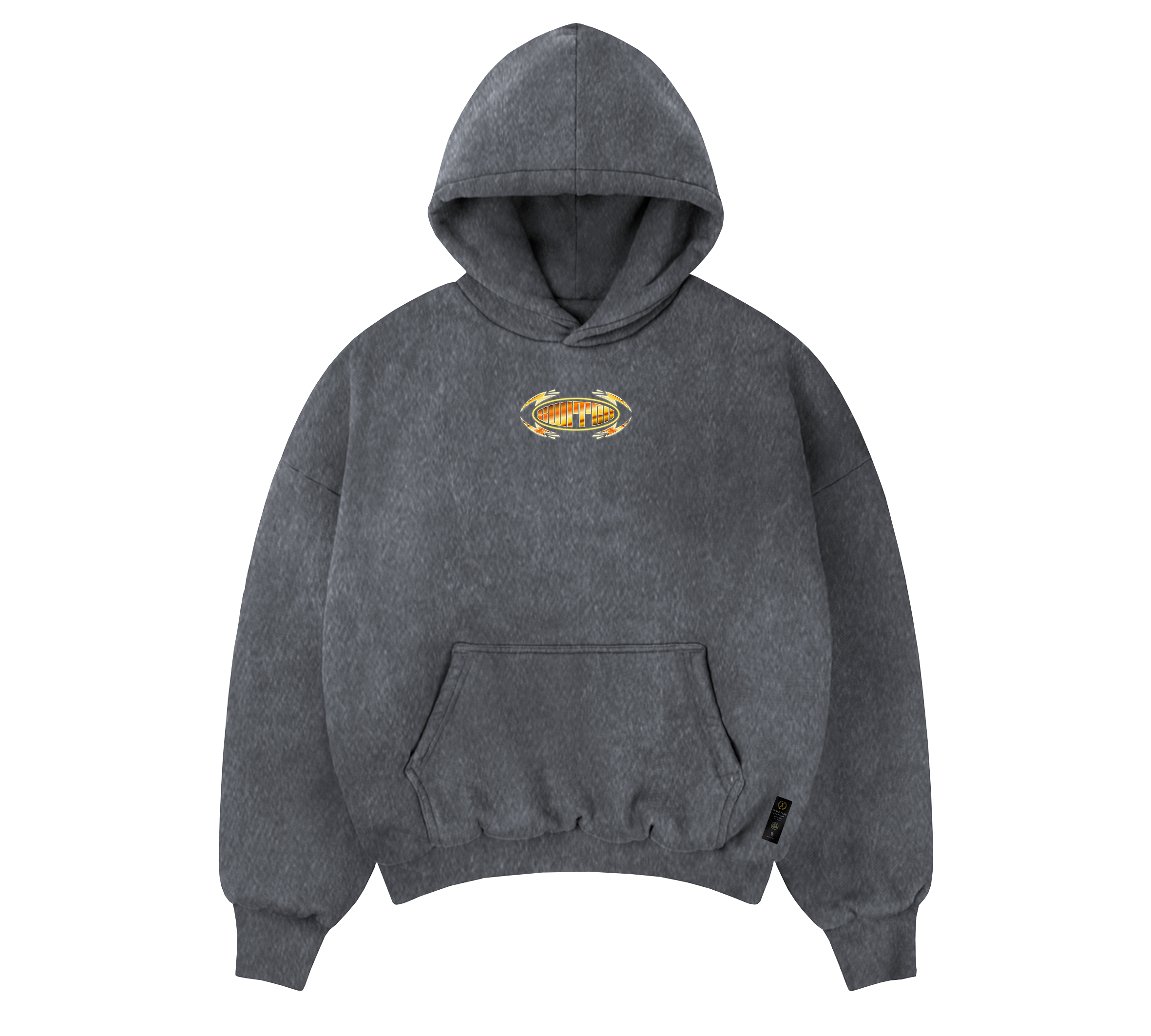 Moletom Oversized Marmorizado - Thunder Dourado
