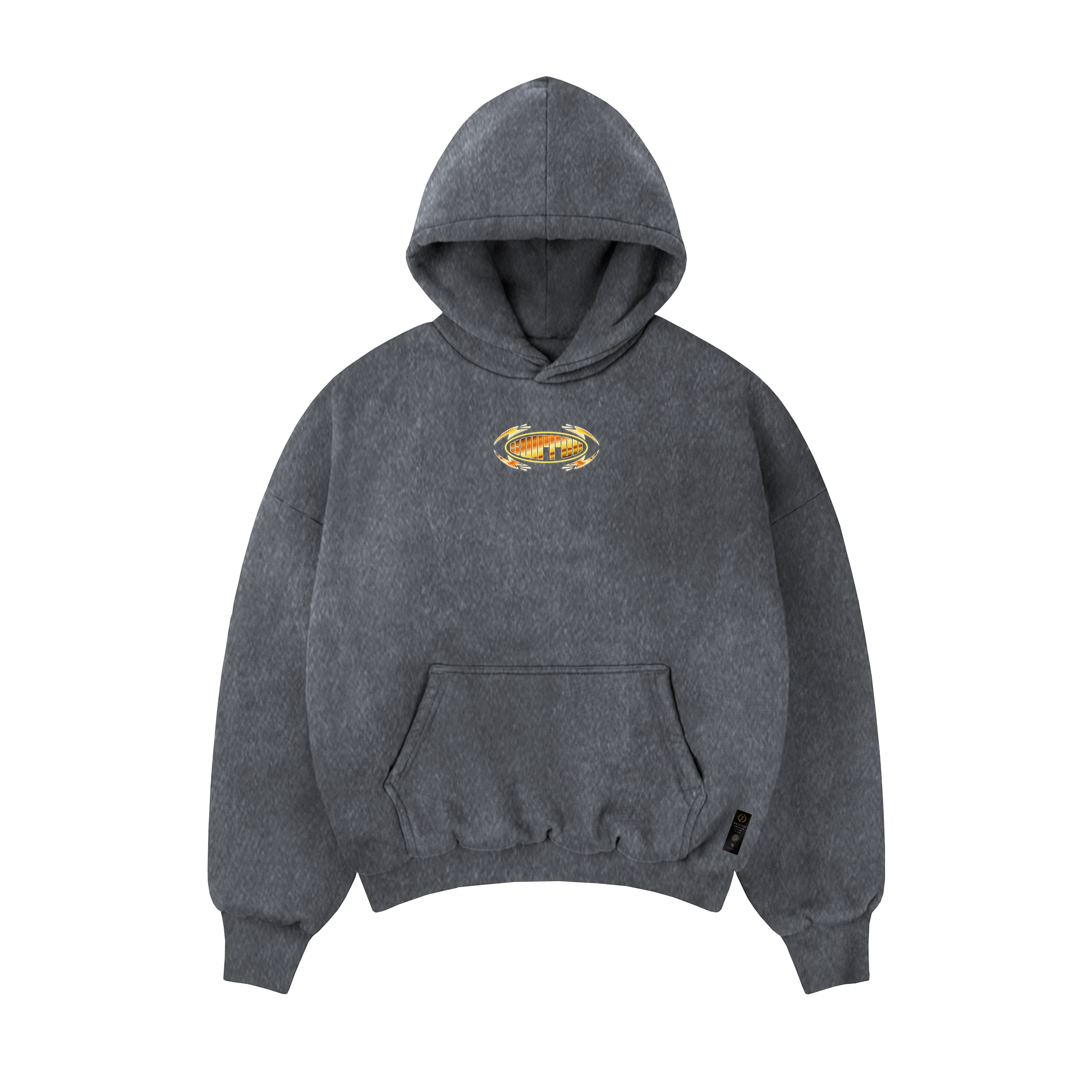 Moletom Oversized Marmorizado - Thunder Dourado