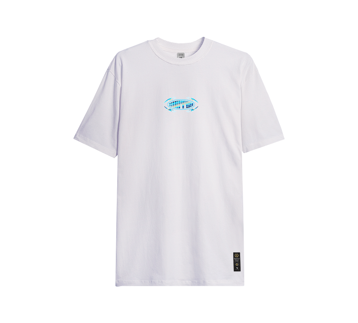Camiseta Streetwear Cotton Flex - Thunder Azul Metalico
