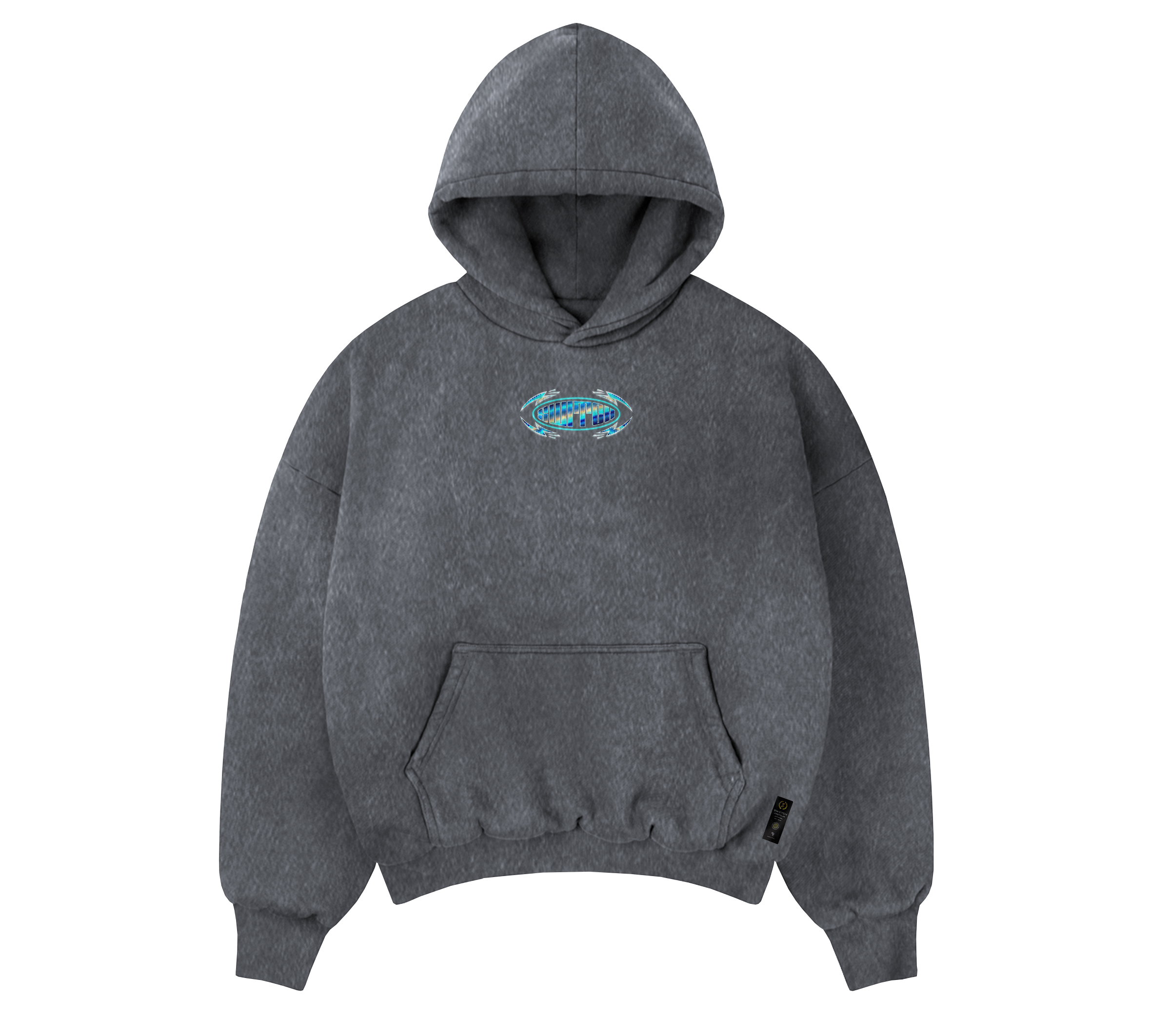 Moletom Oversized Marmorizado - Thunder Azul