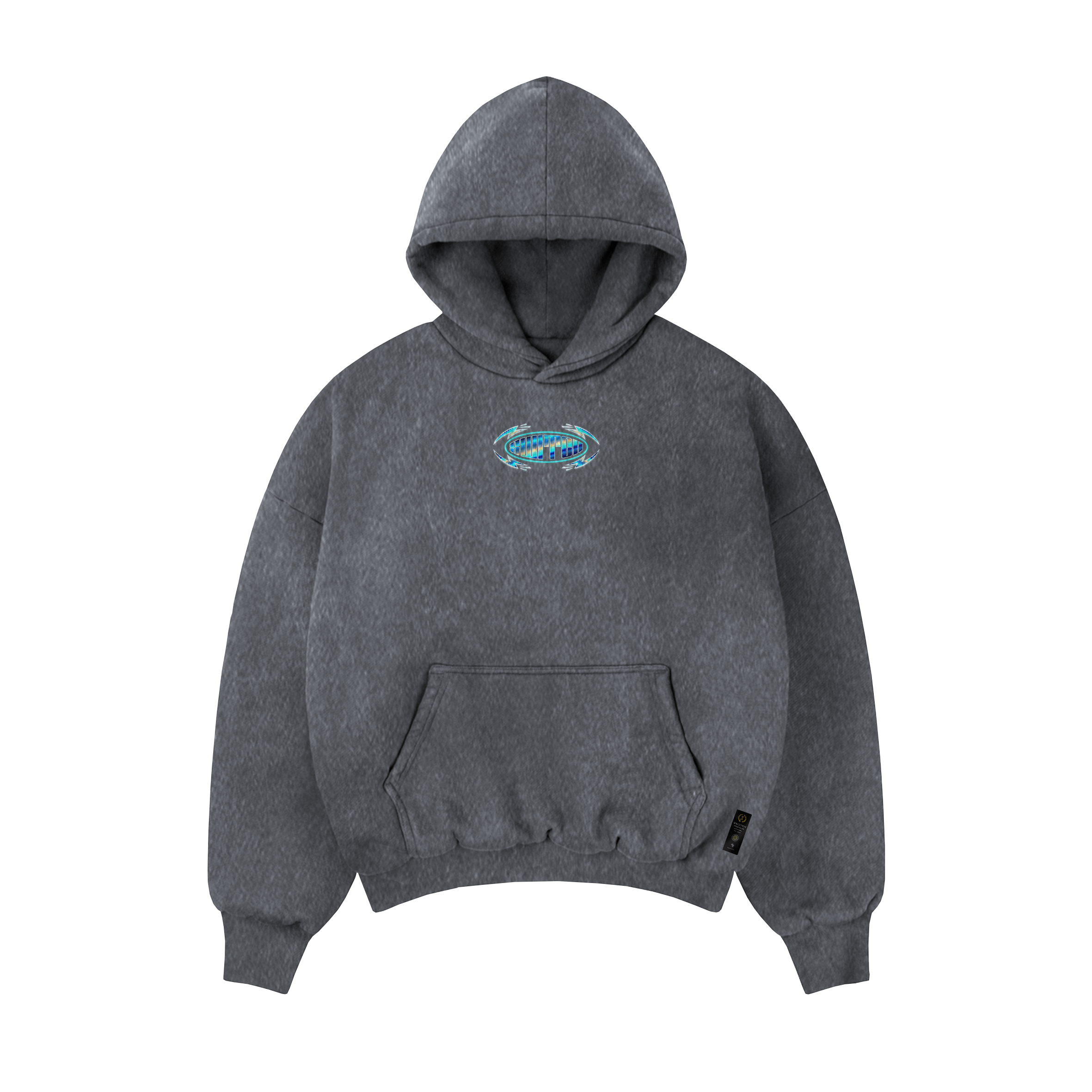 Moletom Oversized Marmorizado - Thunder Azul
