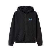 Moletom Canguru com Zíper - Thunder Azul Metálico
