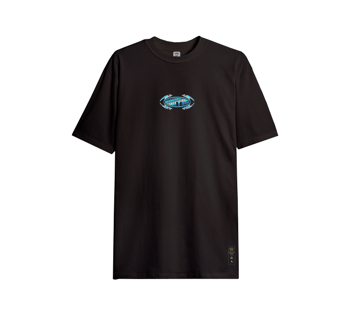 Camiseta Streetwear Cotton Flex - Thunder Azul Metalico