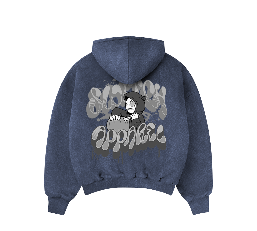 Moletom Oversized Marmorizado - Street Ghost - 1
