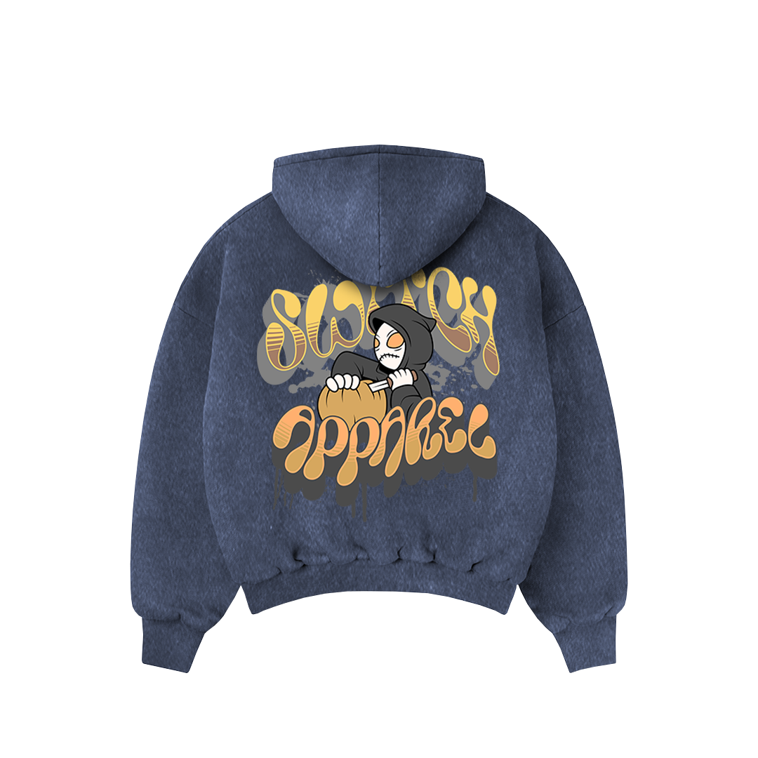 Moletom Oversized Marmorizado - Street Ghost - 2