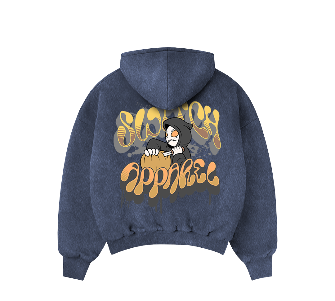 Moletom Oversized Marmorizado - Street Ghost - 2