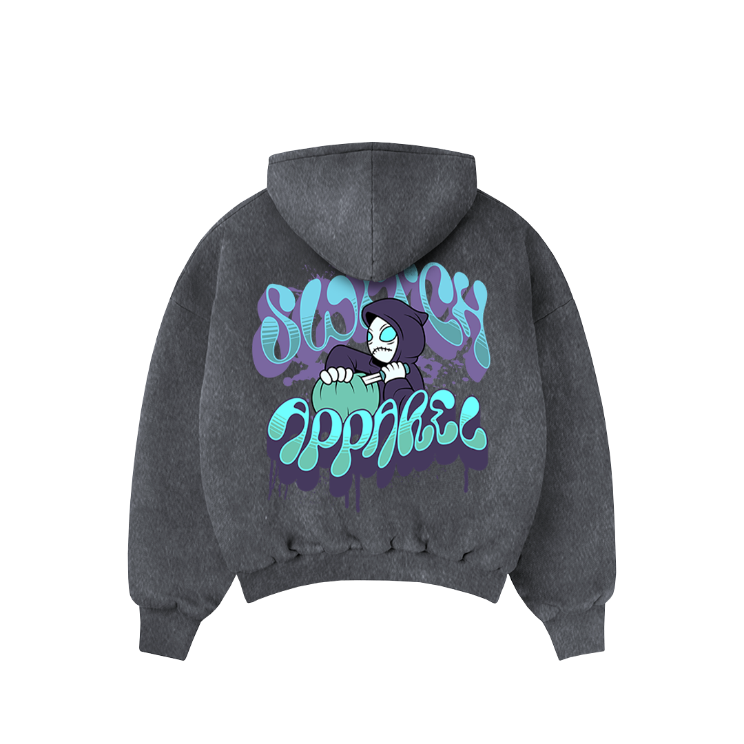 Moletom Oversized Marmorizado - Street Ghost - 3