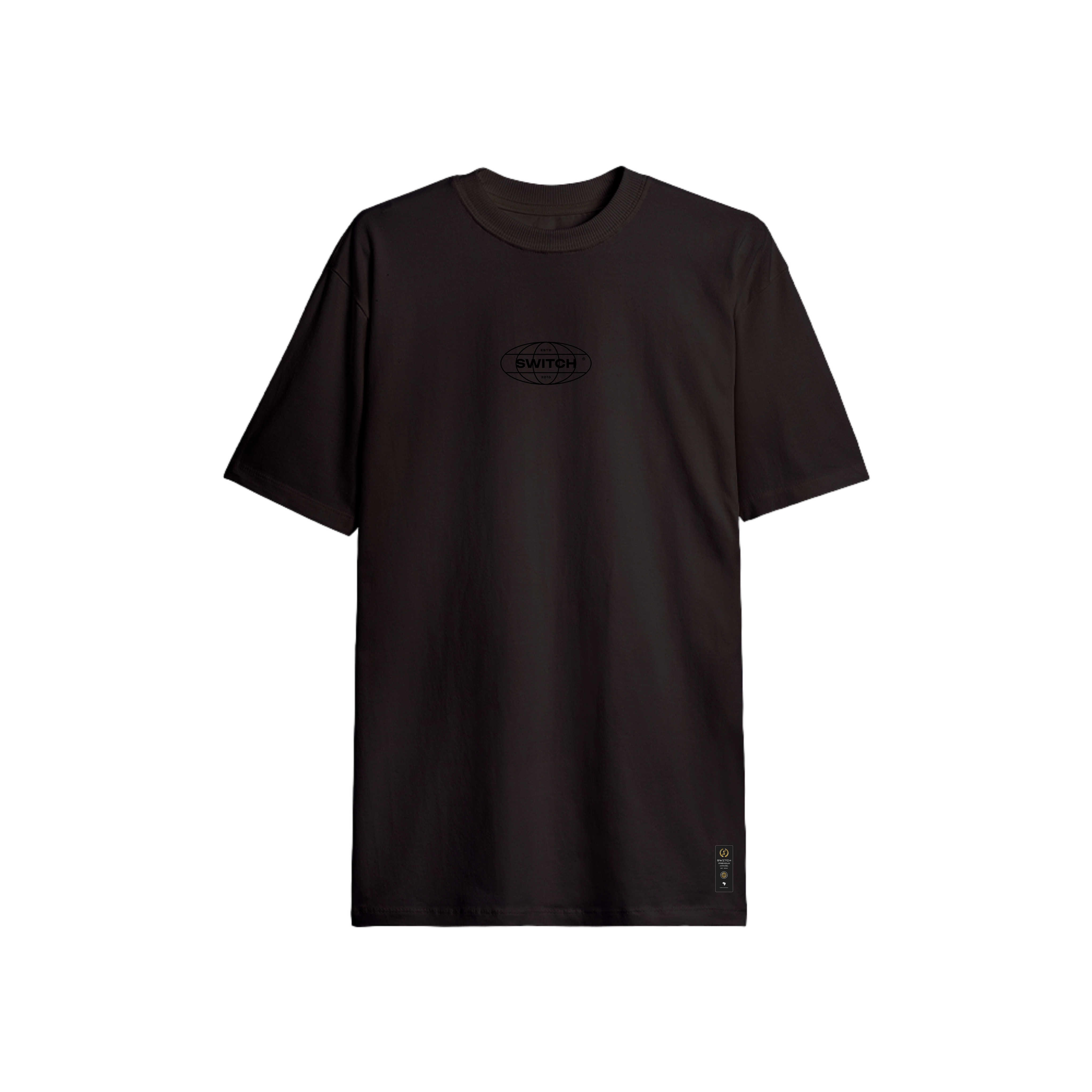 Camiseta Streetwear Cotton Flex - Worldwide Black