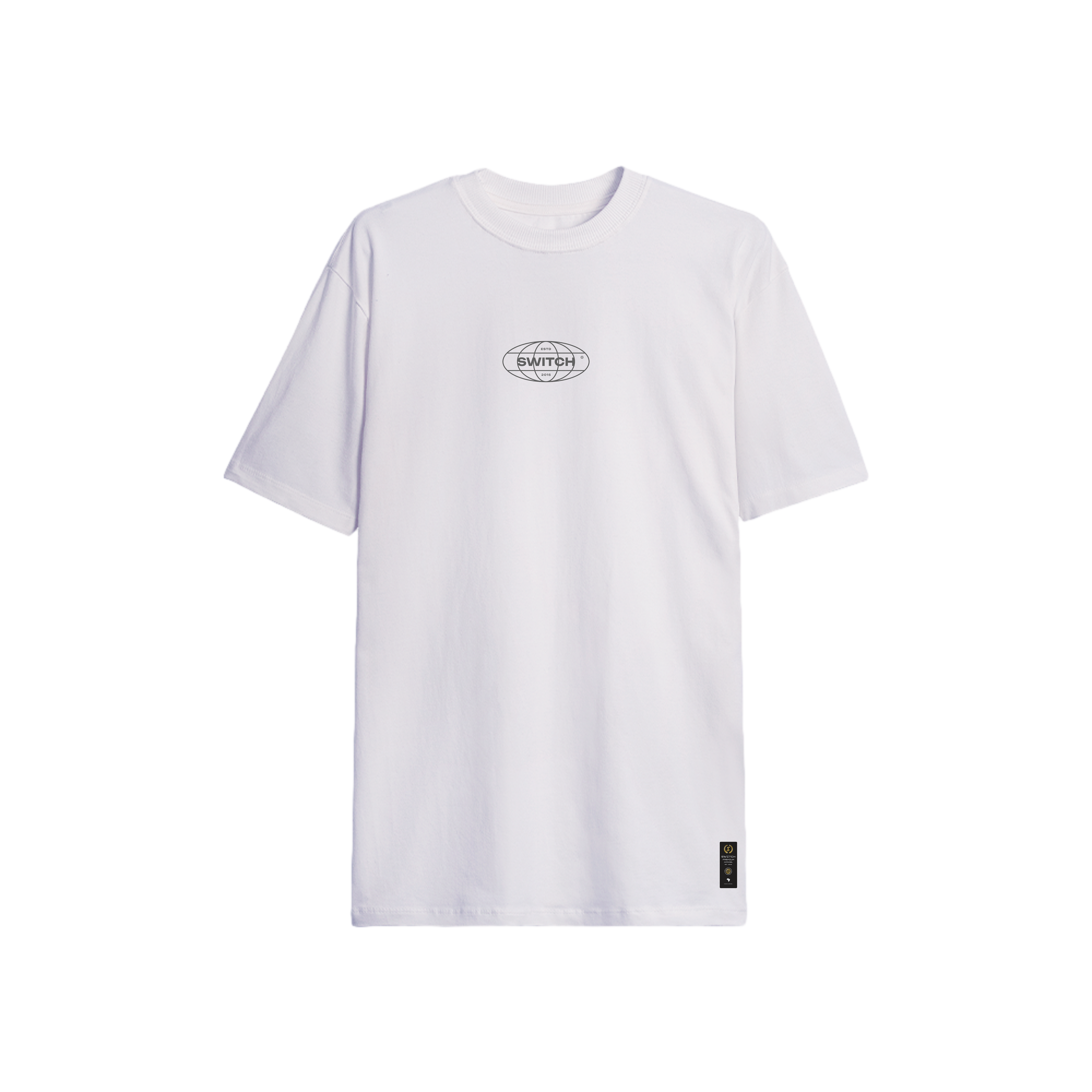 Camiseta Streetwear Cotton Flex - Worldwide Cinza